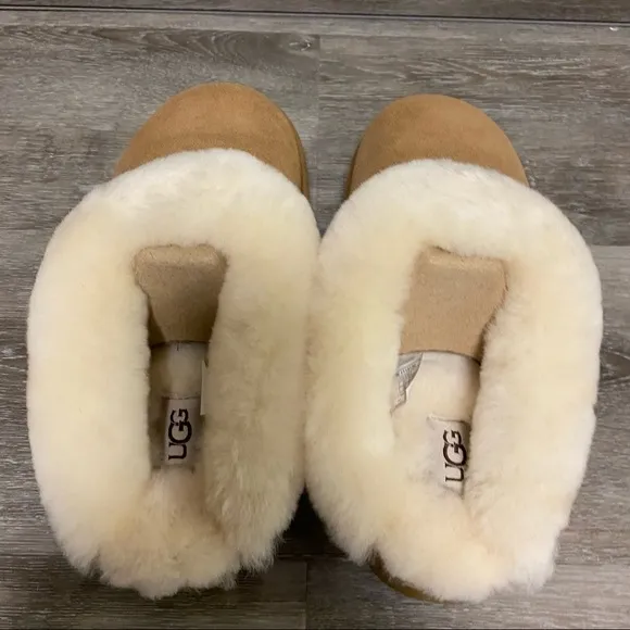 UGG |  Cluggette Fur Lined Slippers In Chestnut NEW In Box