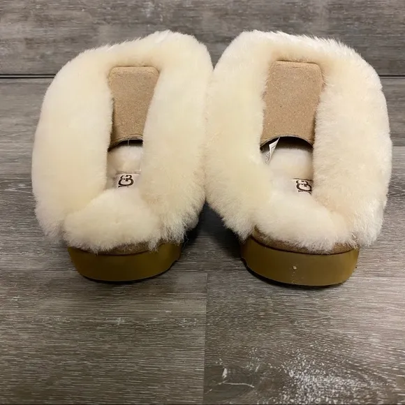 UGG |  Cluggette Fur Lined Slippers In Chestnut NEW In Box