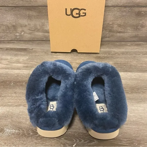 UGG | Cluggette Slippers In Navy Suede New In Box