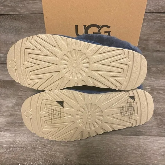 UGG | Cluggette Slippers In Navy Suede New In Box