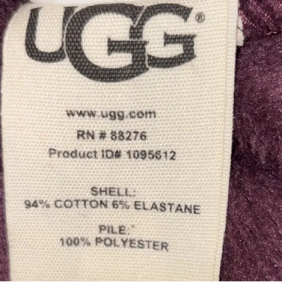 Ugg Duffield II Knit Fleece Lined Shawl Collar Robe Size Large Port Heather