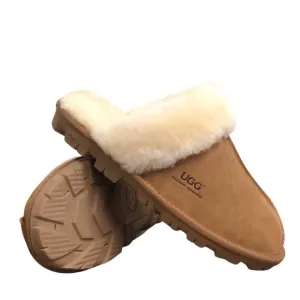 UGG- Elaine Premium Scuffs- Chestnut