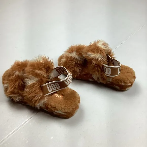 UGG Fluffy Oh Yeah Spots Slide Slipper 1118165