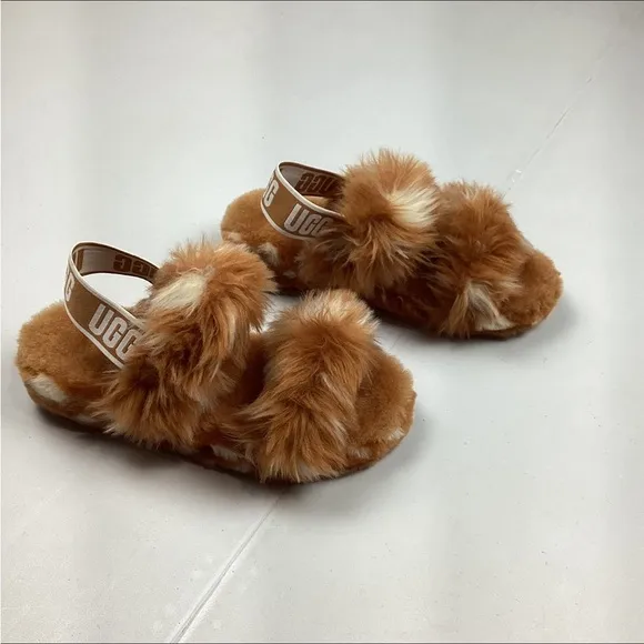 UGG Fluffy Oh Yeah Spots Slide Slipper 1118165
