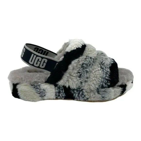 UGG FLUFF YEAH SLIDE CALIFORNIA COLLAGE SLIPPERS