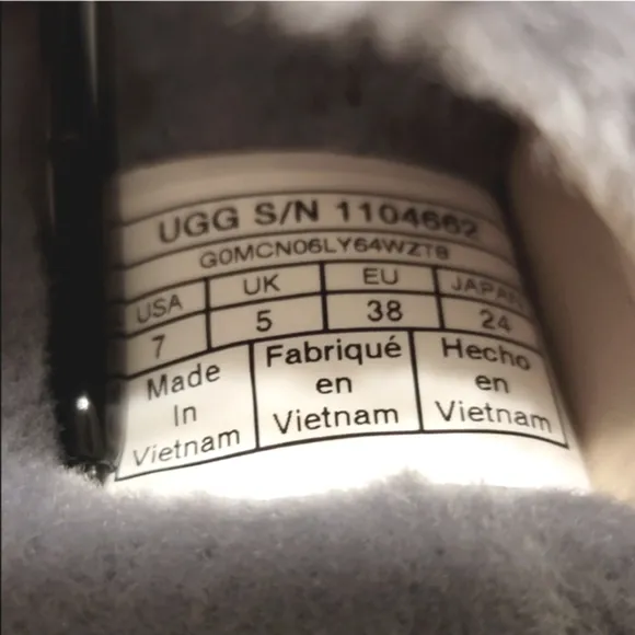 UGG Fuzz Yeah Slippers Geyser Gray Slip On House Shoes