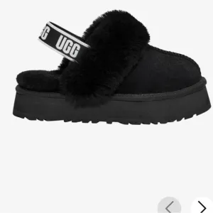 UGG Kids 12 Black Funkette Slippers- New in box