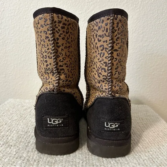 UGG LIMITED EDITION Classic Short Leopard Print‎ Boots