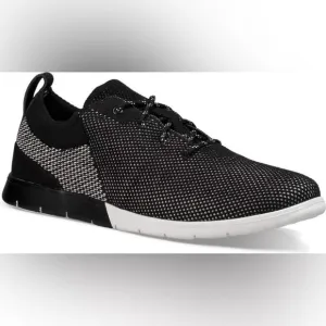 UGG Men's Feli Hyperweave Black White Size 10