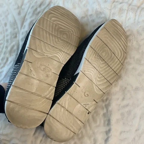 UGG Men's Feli Hyperweave Black White Size 10