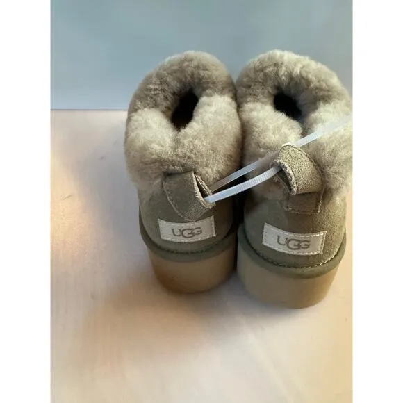 UGG NITA GENUINE SHEARLING COLLAR SLIPPERS IN ANTILOPE USSIZE 11 (new)