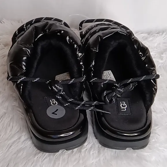 UGG SPACESLIDER HI SHINE SLIDE PLATFORM SLIPPER SHOES