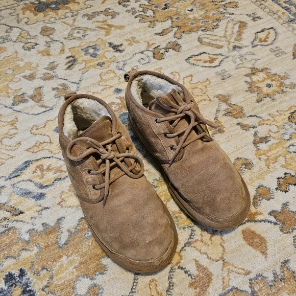 UGG Suede Neumel Lace-Up Boots
