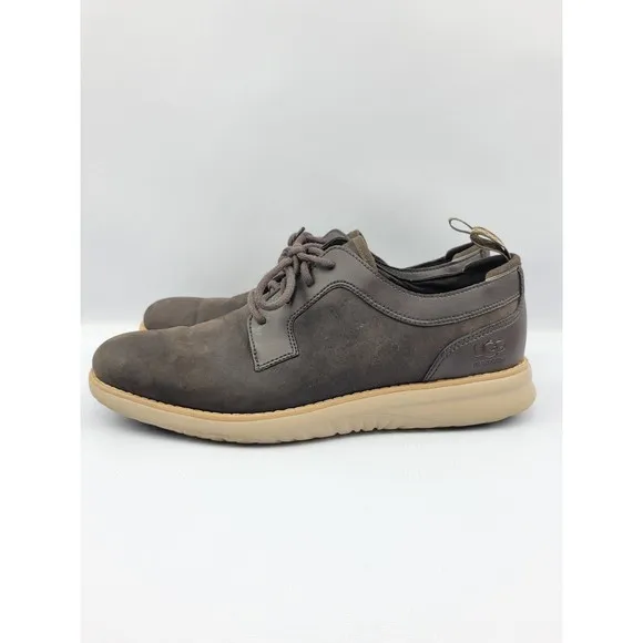 UGG Union Derby Waterproof Leather Shoes Size 10.5