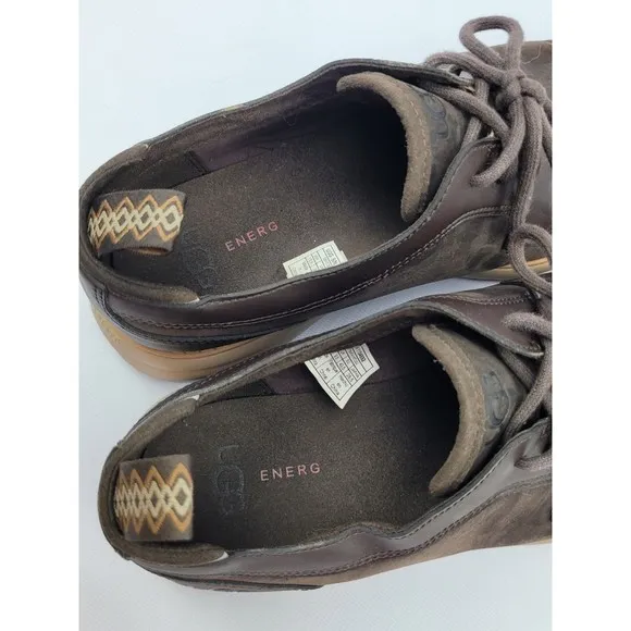 UGG Union Derby Waterproof Leather Shoes Size 10.5