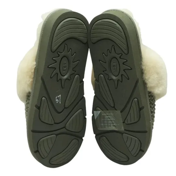 UGG® Women’s Cozy Knit Slipper in Charcoal