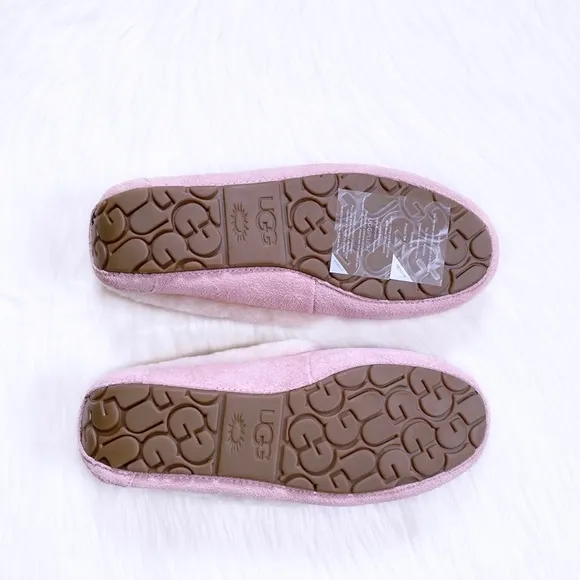 UGG Women’s Dakota Spill Seam Moccasin Slippers In Pink Cloud