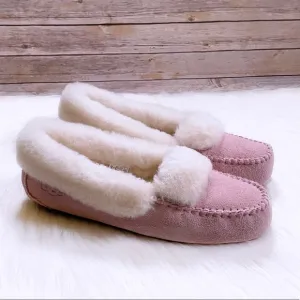 UGG Women’s Dakota Spill Seam Moccasin Slippers In Pink Cloud