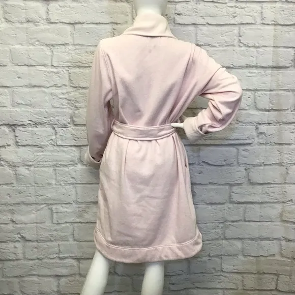 Ugg XL Blanche II Women’s Robe Pink Tie Waist Pockets Style 1095613 Tiny Flaw
