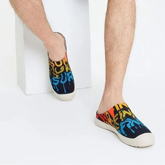 UIN Men's Slippers Lightweight Walking Casual Shoes (Street Surfing Cadiz)