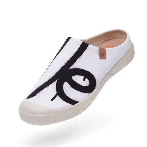 UIN Women's Fashion Slippers Lightweight Walking Casual Shoes(Love Me Cadiz III)
