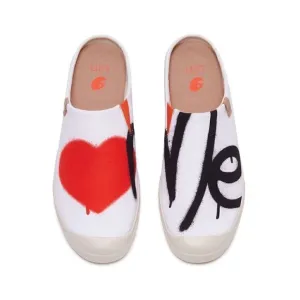 UIN Women's Fashion Slippers Lightweight Walking Casual Shoes(Love Me Cadiz III)