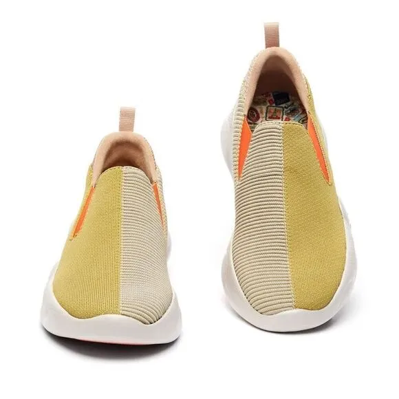 UIN Women's Sneakers Lightweight Walking Comfy Shoes (Oxford Tan Mijas II)