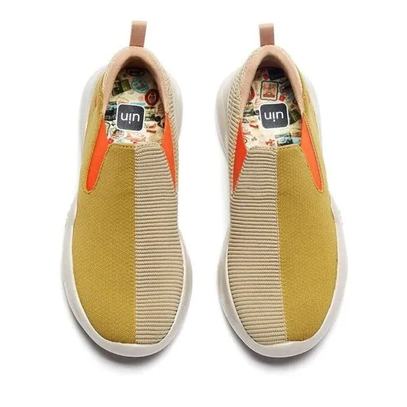 UIN Women's Sneakers Lightweight Walking Comfy Shoes (Oxford Tan Mijas II)