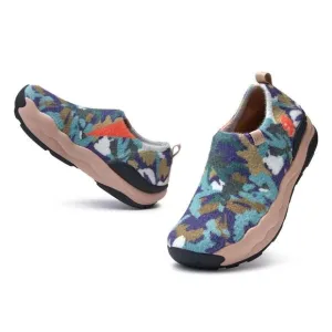 UIN Women's Walking Shoes Slip On Lightweight Shoes (CAMOUFLAGE FLOWERS )