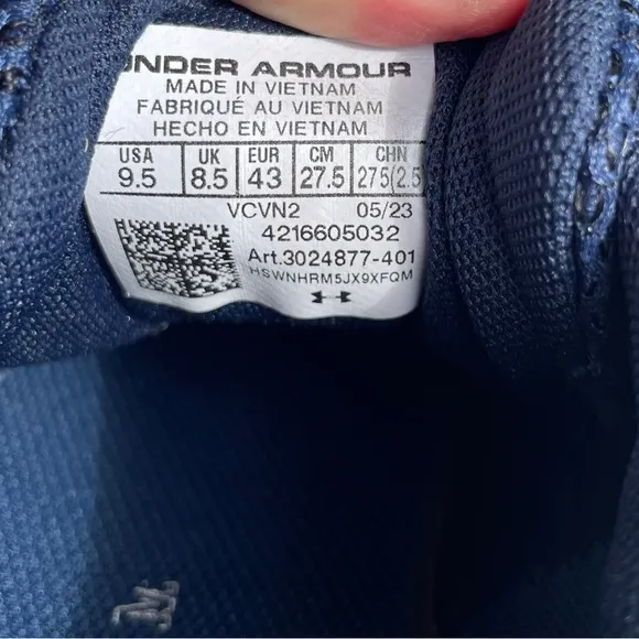 Under Armour Charged Rogue 3 Men’s Tennis Shoes Size 8.5