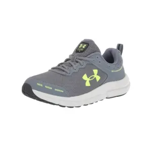 Under Armour Kids Gray and Yellow Running Shoes New