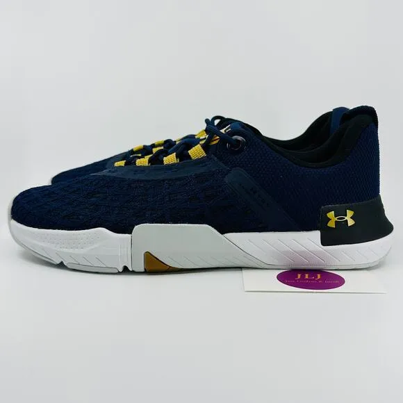 Under Armour Men's NCAA Notre Dame TriBase Reign 5 Athletic Shoes Size 10.5