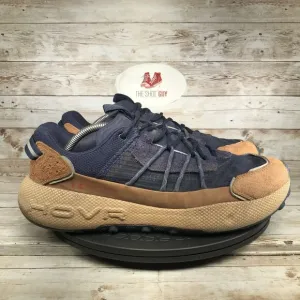 Under Armour Mens Size 12 Fat Tire Venture Pro HOVR Blue Brown Athletic Shoes