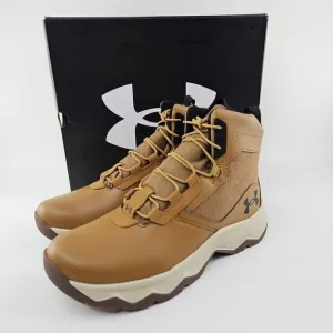 Under Armour Stellar G2 6&quot; Boots Light Brown High Top Tactical Duty Men's Sz 10