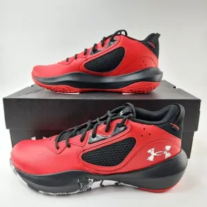 Under Armour UA Lockdown 6 Basketball Shoes Red Men's Size 11.5 3025616-600‎