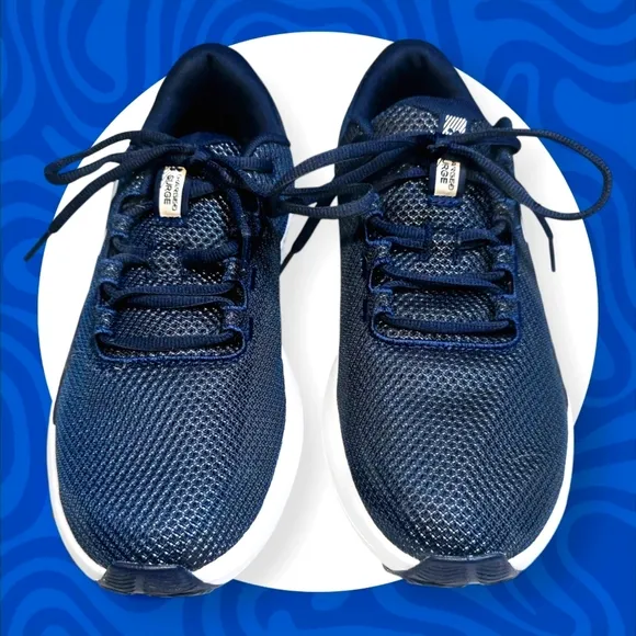 🆕Under Armour UA Surge 4 Men’s Running Shoes Size 9 👟 Navy White Cushion