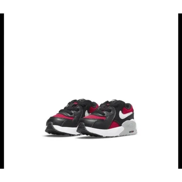 university red/white black lt smoke grey toddler size 6C