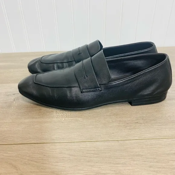 Use Zegna L'Asola Leather Penny Loafers size 11 no box
