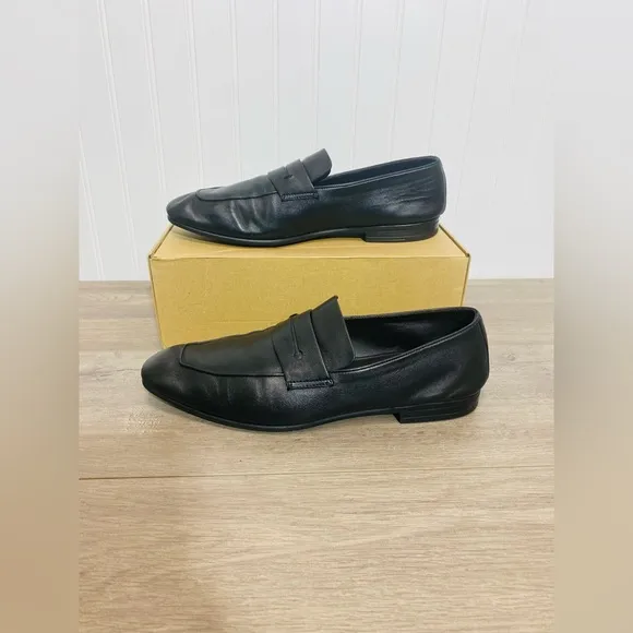 Use Zegna L'Asola Leather Penny Loafers size 11 no box