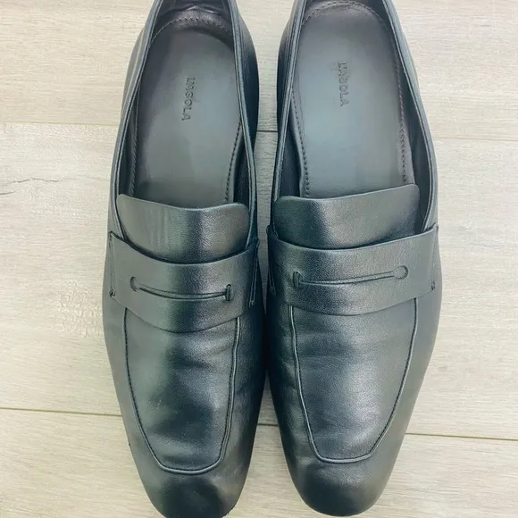 Use Zegna L'Asola Leather Penny Loafers size 11 no box