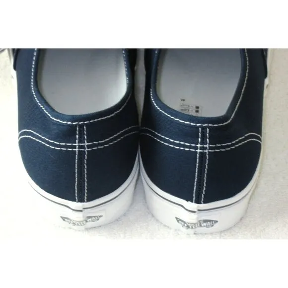 Vans Authentic Men's Dress Blues True White Canvas Skate shoes Sizes NIB