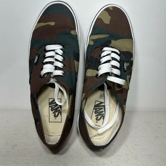 VANS Authentic Camo Sneakers Sz 7Men's Skateboarding Shoes