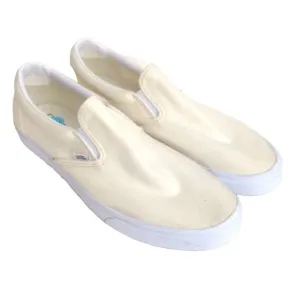 VANS Classic Slip-on Athletic Men's Shoes Breathable Canvas Ivory Size 16 - New