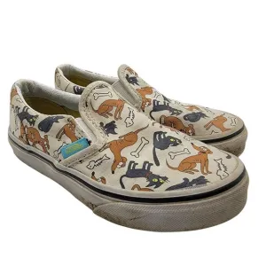 Vans Classic Slip-On The Simpsons Family Pets Cats &amp; Dogs Kids Size 12.5