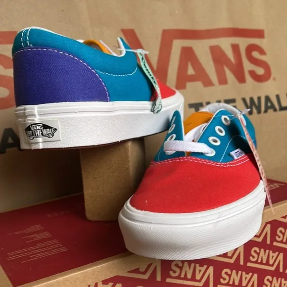 Vans Comfycush Era Multi Block Multi/True White WMNS