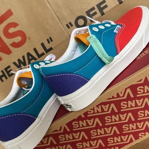 Vans Comfycush Era Multi Block Multi/True White WMNS