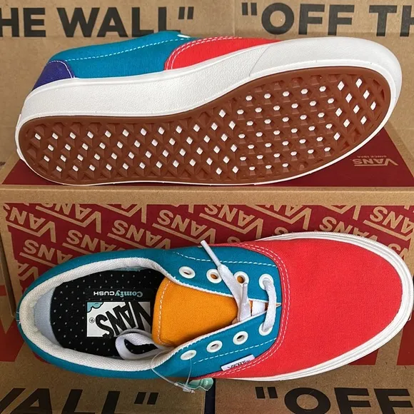 Vans Comfycush Era Multi Block Multi/True White WMNS