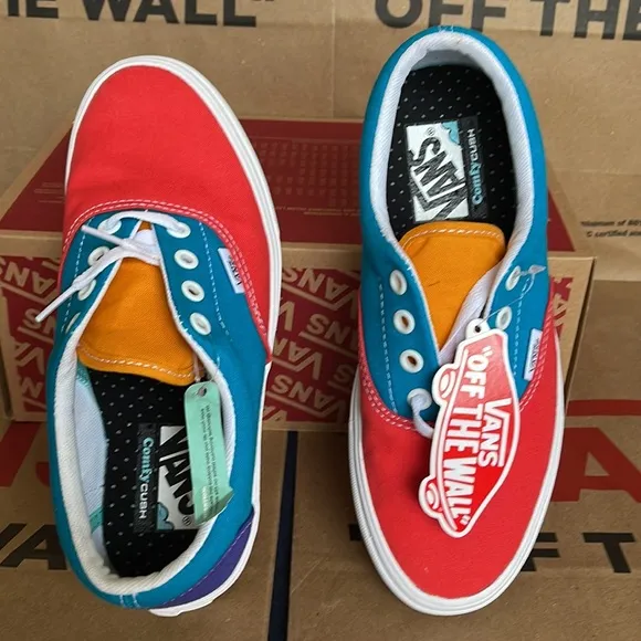 Vans Comfycush Era Multi Block Multi/True White WMNS