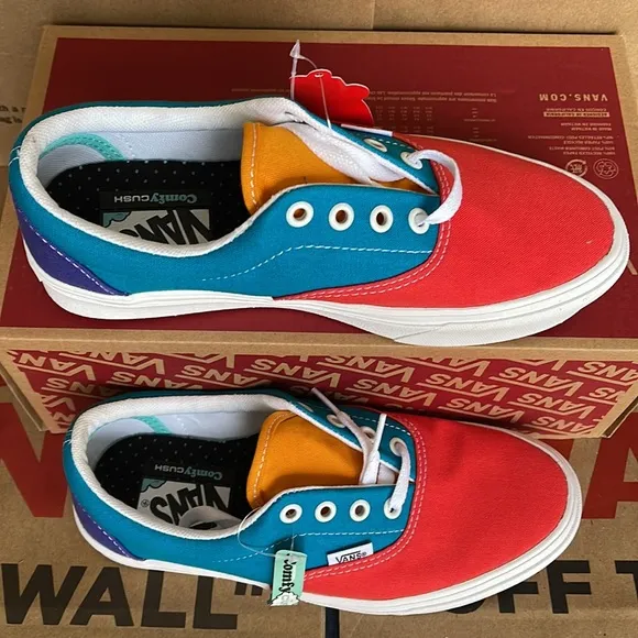 Vans Comfycush Era Multi Block Multi/True White WMNS