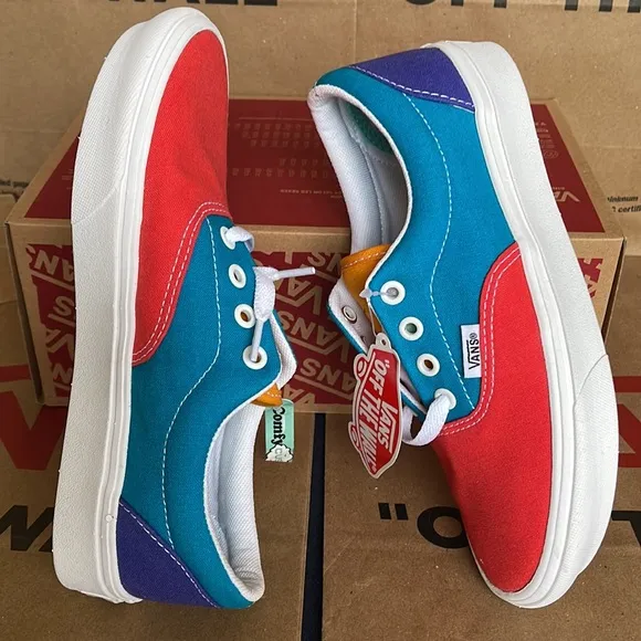 Vans Comfycush Era Multi Block Multi/True White WMNS